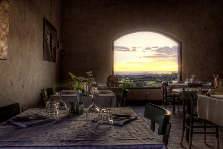 Restaurant With Wonderful View And Food Siena Restaurant With Wonderful View And Food Siena