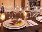 A typical Tuscan restaurant is on the property for a genuine meal